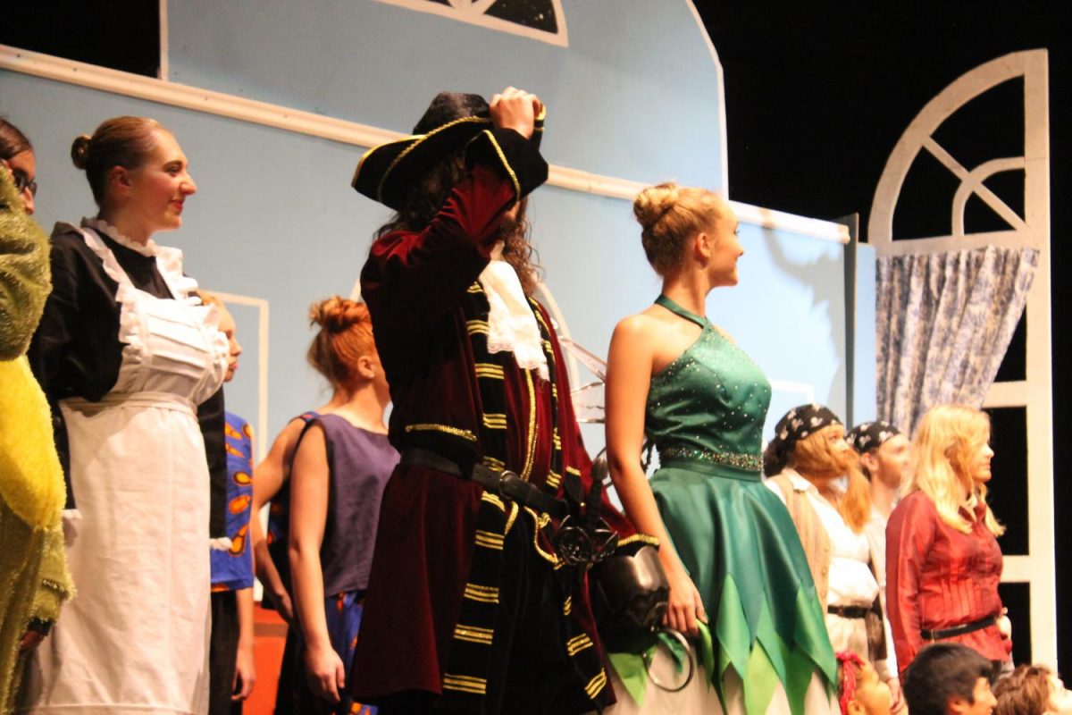 Senior Tyler Prow played Captain Hook