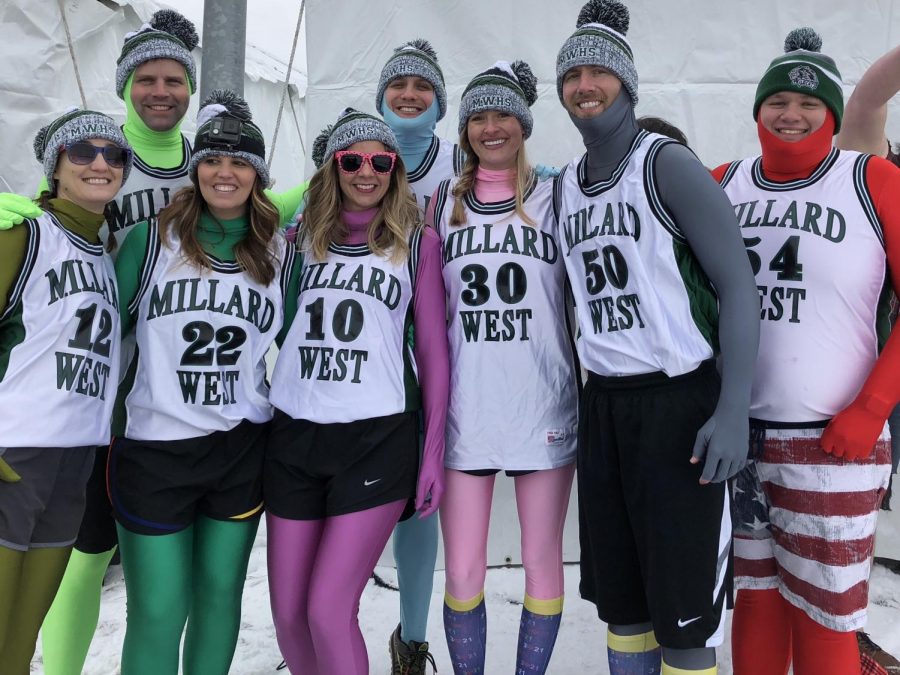 Millard West faculty team gets ready to take the plunge into Lake Cunningham