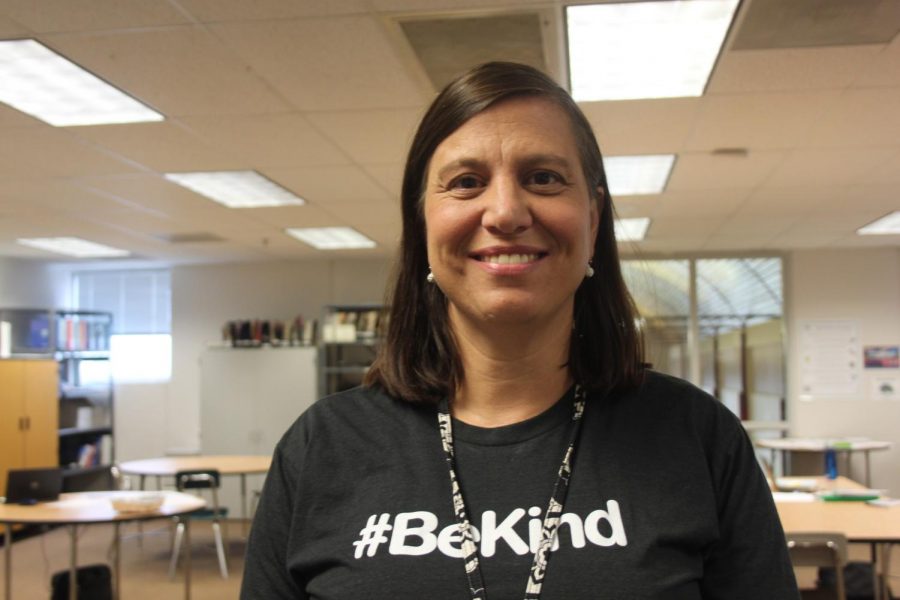 #BeKind with math teacher  Becky Bauman 