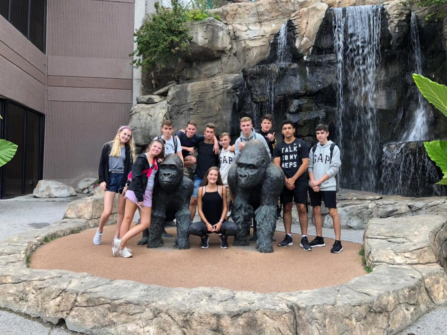 On September 13th, the German exchange students were taken to the Henry Doorly Zoo.