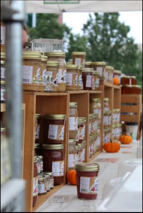 Out of the hundreds of booths that lie within the farmers market, there is one that stands out among the others. Its all about Bees! owner Wendy Fletcher has been running her booth for about 13 years and has loved every minute of it.