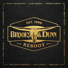 Cover art for Brooks & Dunn Reboot album