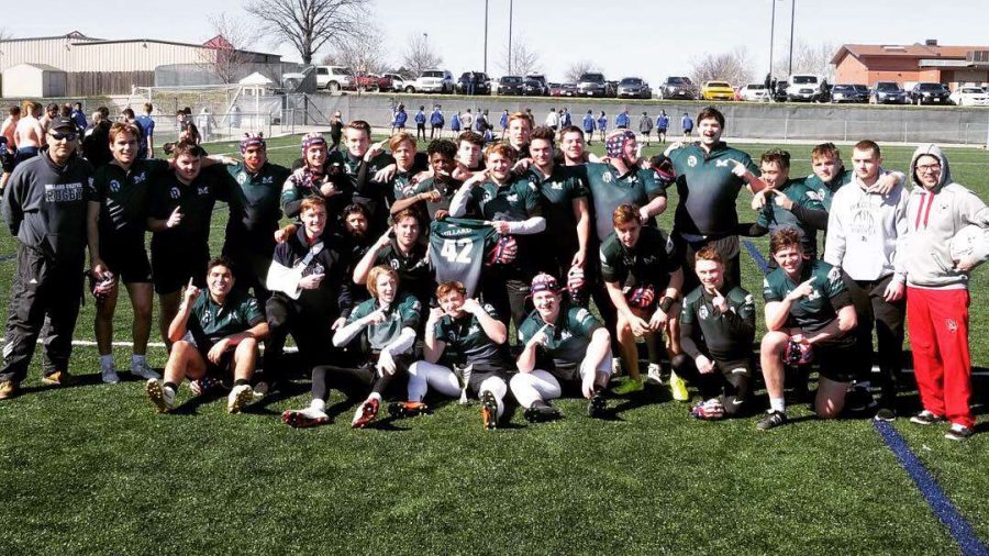 Millard United Rugby after winning the KC tournament