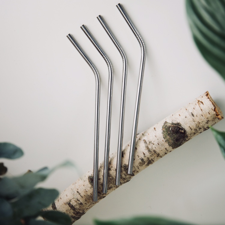 Marketing platform Depop advertises metal straws with the hopes of cutting down on pollution and save marine life.