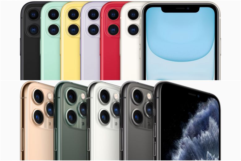 These are the looks of the Iphone 11(top) and the 11 Pro(bottom).  It’s easy to see why I’m hating the camera design, right?