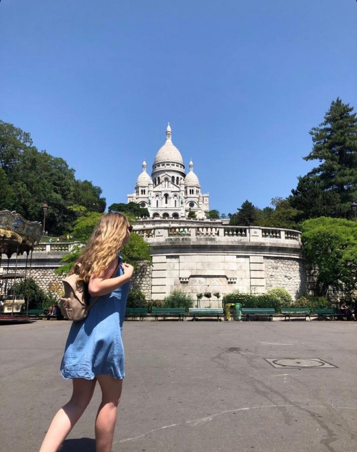 While walking through the gorgeous streets of Paris, junior Lily Manthey passes by Sacré Cœur. France was just one of five countries Manthey had the opportunity to visit while overseas for the UNL Honor Choir tour. “We went to multiple cities and towns in France, Switzerland, Austria, Germany, and Italy,” Manthey said. “It was so amazing to see Europe. I have never been there before, so it was life changing to  see the beautiful places and the history behind them.”
