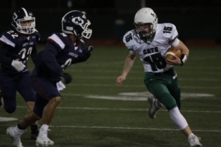 Sophomore running back Chase Hultman ran the ball for a 16 yard touchdown. The Wildcats had been working all season to get to this point, the playoffs. 