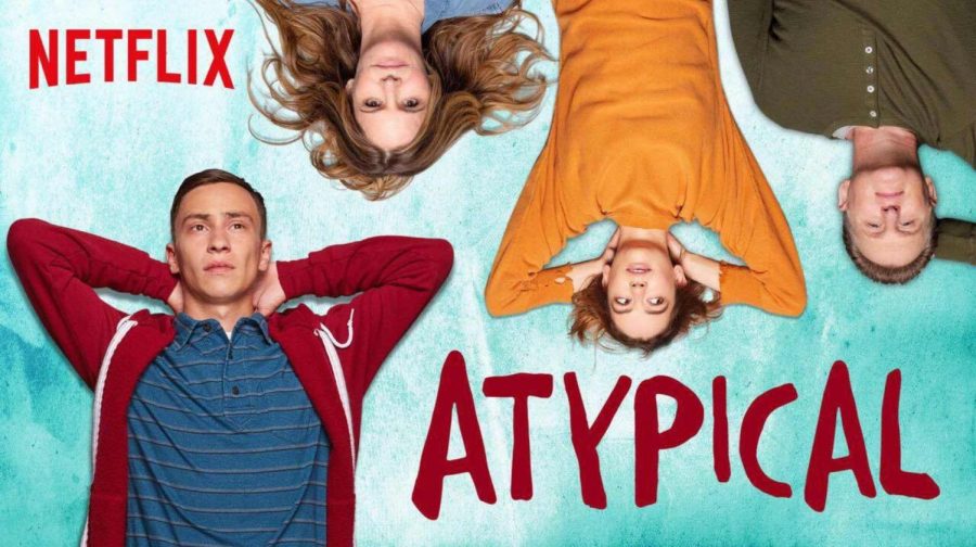 Netflix’s Atypical follows Sam, a teenage boy with autism as he starts his first year of 
college. He faces many challenges throughout the show and has to find ways on his own to solve them. Sam has to interact with other college students, keep relationships, become independent and more.