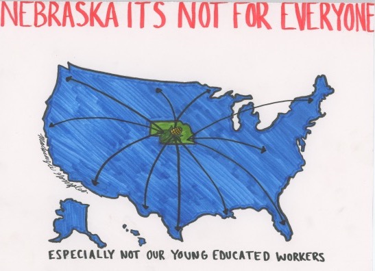 Nebraska has lost a lot of talented citizens from migration to other states