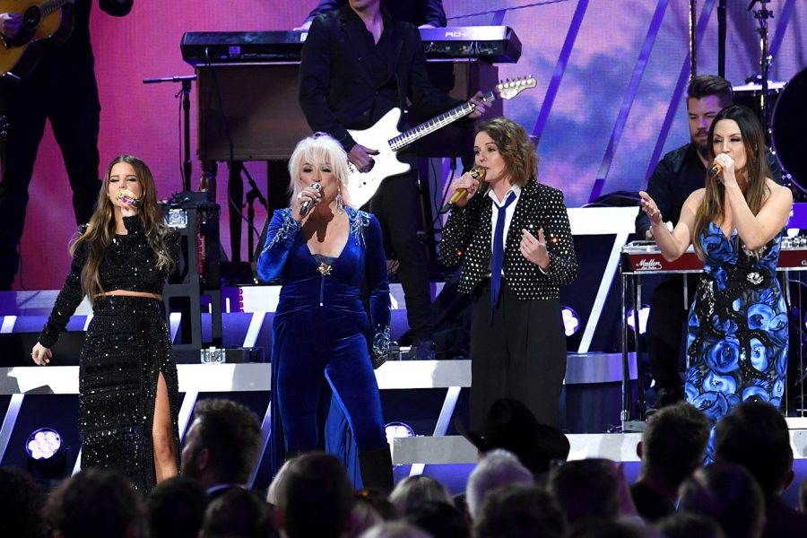 Maren Morris, Tanya Tucker, Brandi Carlile and Natalie Hemby perform at the 
53rd Annual CMA Awards. These women, and many other country artists are speaking up about gender imbalance in the industry. 
