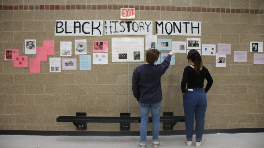 Leading up to the month of February, Justice and Diversity League prepared their annual exhibit for African American History Month. Outside of the library, the club set up posters with facts about prominent and more concealed African American figures who have played a role in American history.
