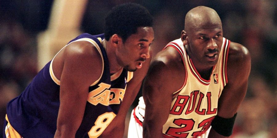 Kobe+Bryant+%28left%29+and+Michael+Jordan+%28right%29+battle+it+out+in+a+game+during+Jordan%E2%80%99s+final+season+with+the+Bulls.+Jordan+had+become+a+huge+mentor+for+the+late+Bryant%2C+marking+many+similarities+in+his+game.+ESPN+teased+that+one+of+the+next+two+episodes+released+would+relate+to+the+relationship+between+the+two+legendary+guards.