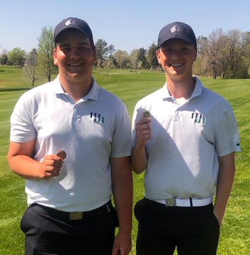 Senior Blake Skoumal, and Junior Adam Hahn were both fortunate enough to place high in the meet. Skoumal secured fourth place with a score of 71, and Hahn was not far behind in tenth, with a score of 75. “Overall I left about four shots out there,” senior Blake Skoumal said. “It makes me look forward to the postseason.”