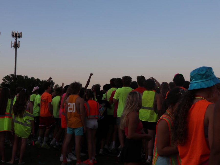 Many Wildcats dressed up in neon yellows, oranges, and pinks for the Back to School dance. Students like sophmore Avery Looney saw this as chance to get creative with their outfits.  