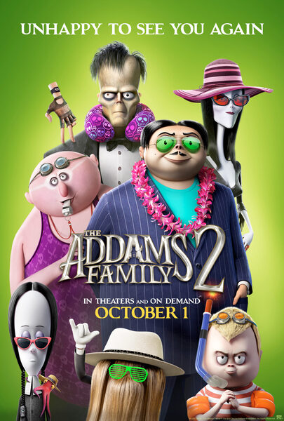 On Oct. 1, 2021, The Addams Family is back on the big scream appearing in “The Addams Family 2” to add to the list of spooky season movies to watch.