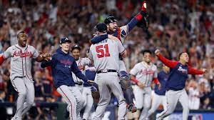 The Atlanta Braves win the World Series for the first time since 1995.
