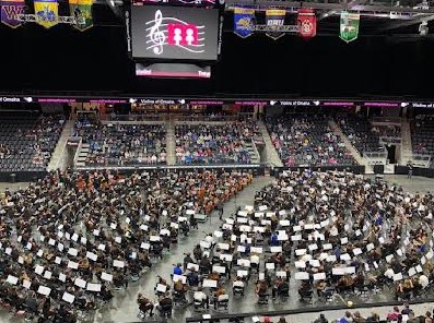 Millard west orchestra teams up with other Millard orchestra’s at the annual All-Millard concert to produce beautiful music. Bringing recognition of music education in schools this event will continue to bring the music community together.
