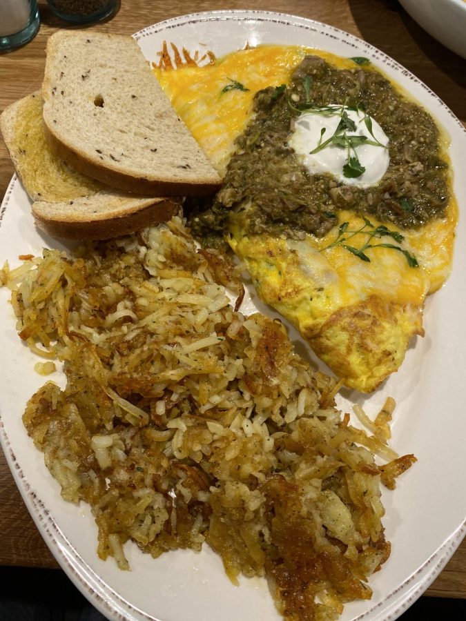 My omelet and hash browns delivered both in size and flavor. Even the toast was delicious.