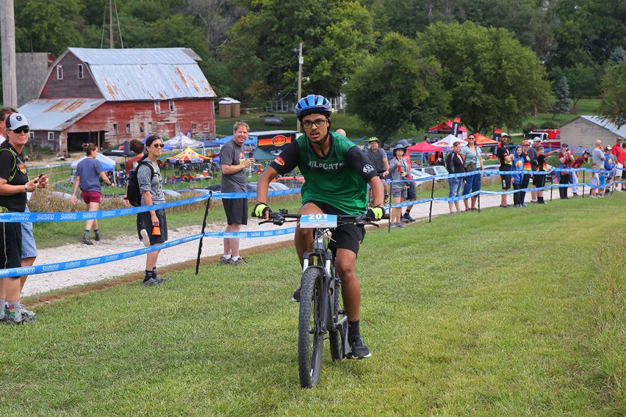 Junior Dinesh Gullapali races in a NICA race this past season. He thought that diversity in cycling was important for a variety of reasons. “It is important to promote diversity in cycling because it is a fun sport and also it brings people together,” Gullapaili said. “It helps to make the bicycling sport more aware and fun to the people in the school.” 