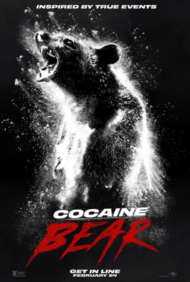 What does a bear on cocaine do? Nothing really, but in the movie, the bear on cocaine runs rampant in a forest. Stimulants have the effect of increasing energy and alertness, but overuse causes psychosis. Who wouldnt want to see psycho bear goes on a killing streak? 