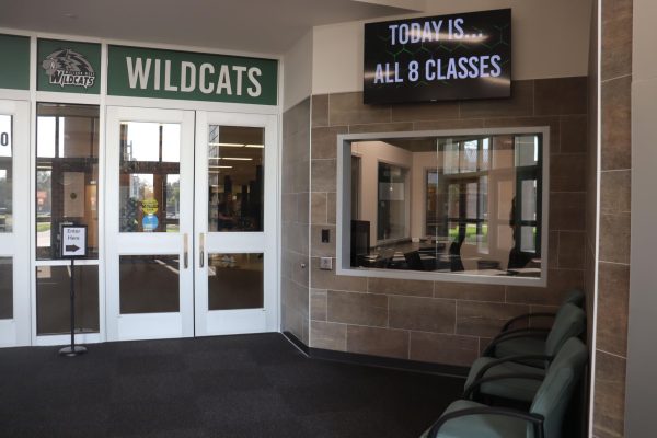 A look at the new front entrance and waiting area.