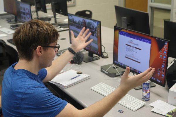 Senior Logan Moseley is upset over certain websites being blocked on school laptops. The school has a firewall set up to block certain websites from students. “I just want to play my immaculate grid dynasty, daddy, immaculate gridiron game,” Moseley said. “It’s my favorite game to play and I get very sad when I cannot play every single day.”