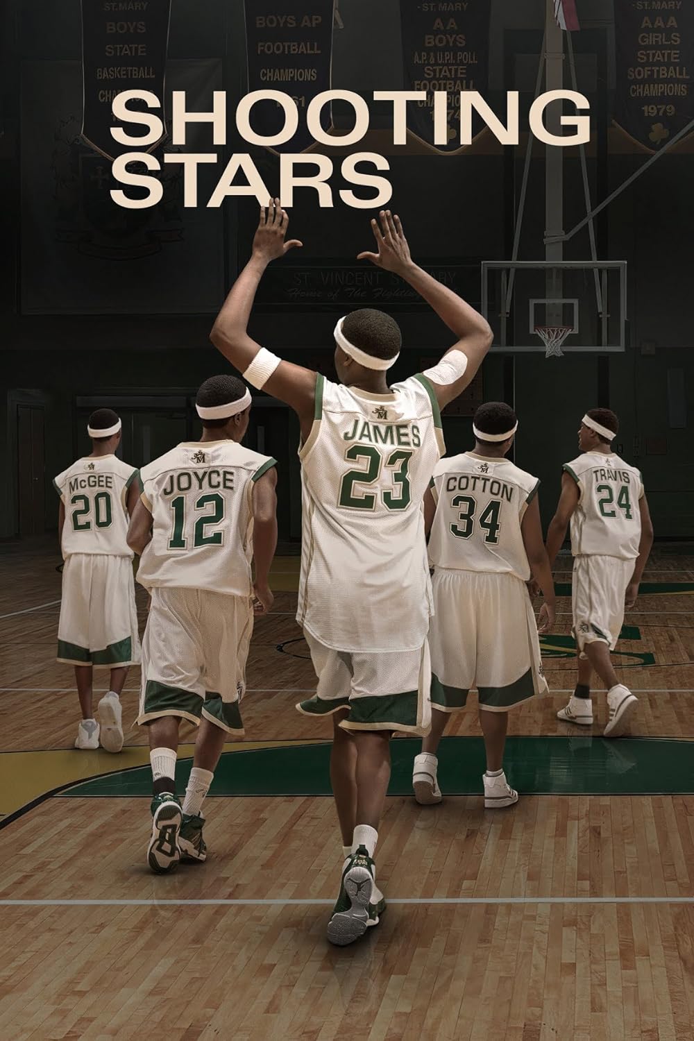 Released in June 2023, highly anticipated movie “Shooting Stars”, released on peacock. The movie highlights the high school career of four friends, including one of the greatest NBA players of all time, Lebron James.