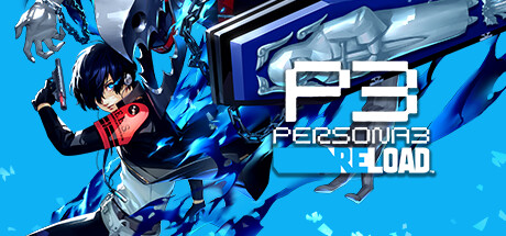 The cover image for Persona 3 Reload showcases a bold and dynamic design centered around the protagonist with a compelling and intense gaze that hints at the deep narrative within. The protagonist is depicted with a Persona emerging behind him, symbolizing the games core mechanic of summoning otherworldly entities. The evocative blue color palette and shattered glass effect convey a sense of breaking through barriers and the games exploration of themes such as confronting ones inner self and the fragmentation of reality. The prominent use of the color red, particularly on the evocative eye mask, underscores the games underlying themes of sacrifice, passion, and the hearts resilience in the face of adversity.