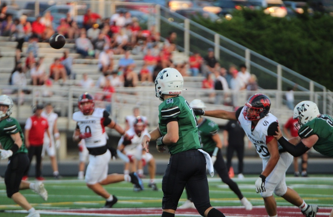 Senior David James Schiemann started in his third game of the season and looked for his first win of the season. The Wildcats were coming off a shutout loss to rival Millard South. “When we played Westside this week we were confident going into the game even though they were ranked first in the state," Schiemann said. “I thought that we played much better than we did against Millard South. It was a good bounce back week against a good Westside team and we are excited to play Creighton Prep after knowing what we can do.”
Photo Taken By Chloe Vaughn