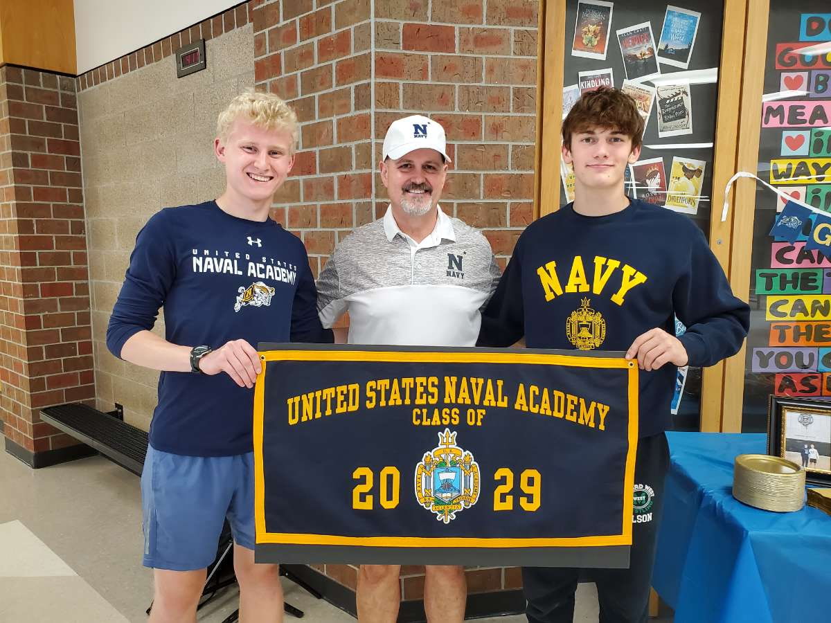 Meeting a teacher in the United States Naval Academy, Hansen and Casey Olson, both future members of the Naval Academy are ready for what’s yet to come. “I'm gonna go into the Navy and go to the United States Naval Academy,” senior Hansen said. “I’m going with another one of my peers at Millard West, Casey Olson, and that's pretty cool. We're gonna go there to fly, and I want to major in chemistry.”
