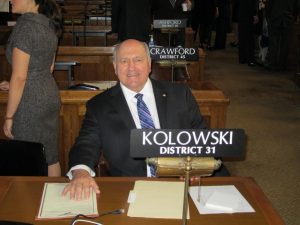 Posing for the camera in the Capital building, doctor Rick Kolowski, smiles big after making a big impact for the state. Dr. K did many things in his lifetime to benefit other people and was always looking for the best option. “He would often ask for forgiveness and not permission,” David Kolowski said. “More often than not he was right but people would deny him before he would even try.”
